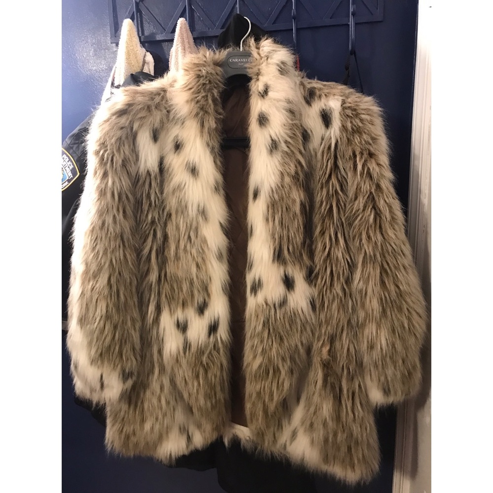 Faux fur coat